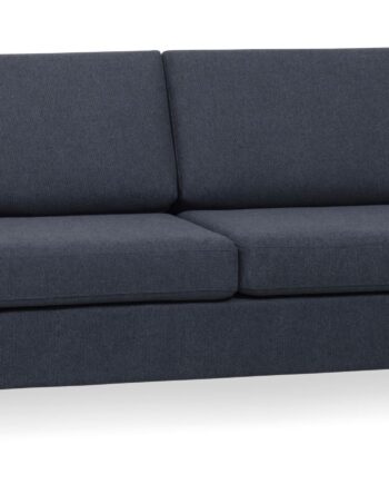 Pan Pers Sofa Blå Polyester Stof Børstet Aluminium på Afbetaling