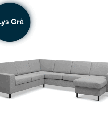 Pan Sofa Vendbar Opstilling Lys Grå på Afbetaling