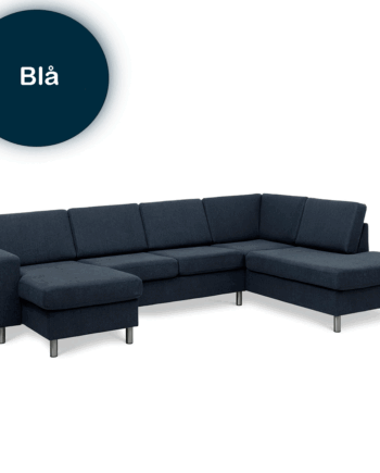 Pan Sofa Venstrevendt Blå på Afbetaling