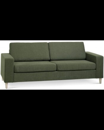 Panset Personers Sofa Polyester B218 D81 Natur Mosgrøn på Afbetaling