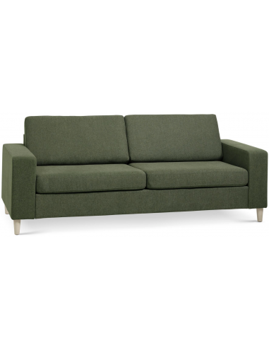 Panset Personers Sofa Polyester B218 D81 Natur Mosgrøn på Afbetaling