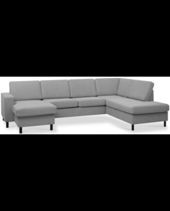 Panset Sofa Polyester B295 D197 Sort Grå på Afbetaling