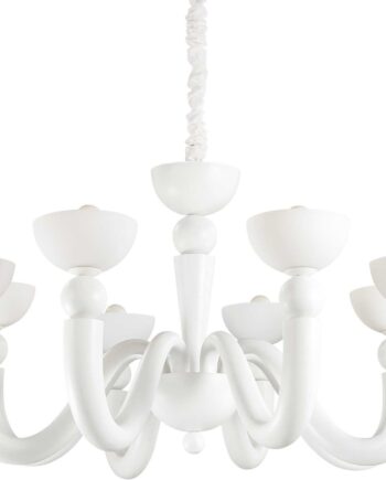 Pendel Lampe Ideal Lux Bon Bon Hvid ø95 140 Justrbar på Afbetaling