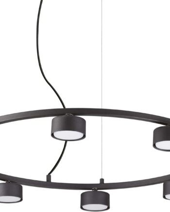Pendel Lampe Ideal Lux Minor Sort Metal ø765 H100 2190 Pærependel Gx53 på Afbetaling