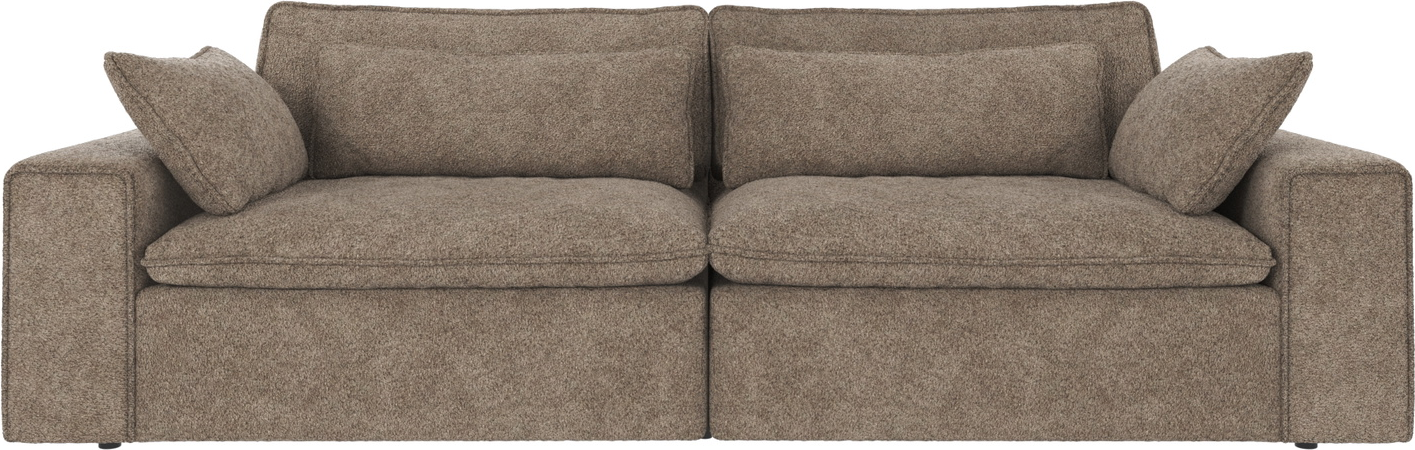 Personers Lounge Sofa Rowico Rawlins Maxi Mørk Beige Anna Polyesterstof Fsc Certificeret på Afbetaling