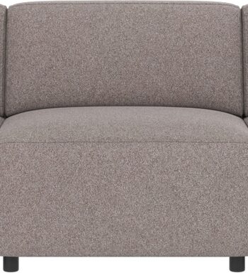 Personers Modulær Sofa Rowico Willard Gråbeige Brenda Stof Skandinavisk Design Med Koldskum Zigzag Fjedre på Afbetaling
