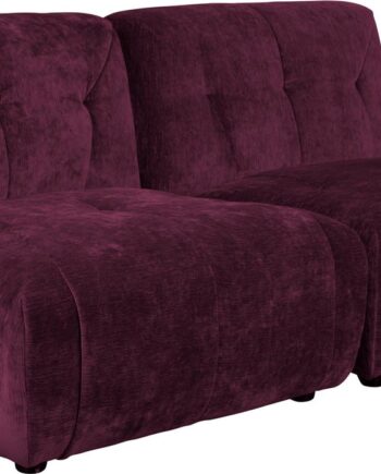 Personers Polstret Sofa Dutchbone Giada Aubergine H76b184l91 på Afbetaling
