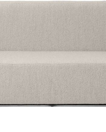 Personers Skulpturel Sofa Kristina Dam Modernist Beige Boucl Rustfrit Stål på Afbetaling