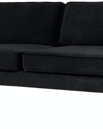 Personers Sofa Broste Copenhagen Wind Sort Velour L200 på Afbetaling