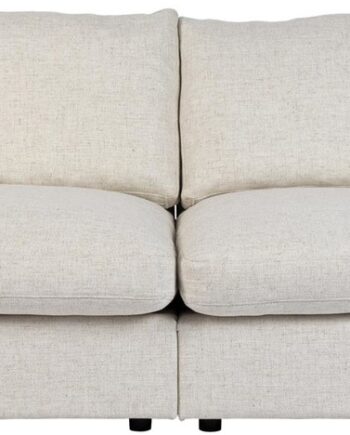 Personers Sofa Couch Zuiver Sense Sølvgråt Stof 266113 Slidstærkt Betræk   Siddekomfort på Afbetaling