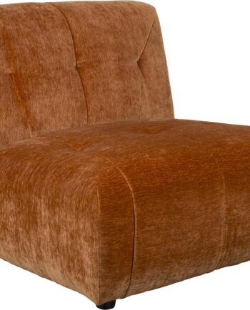 Personers Sofa Dutchbone Giada Rødbrun Polyester Kompakt Med Høj Komfort på Afbetaling