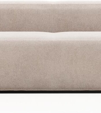 Personers Sofa Kave Home Blok Stof Beige Nordisk Design B210xd100 Pletafvisende på Afbetaling