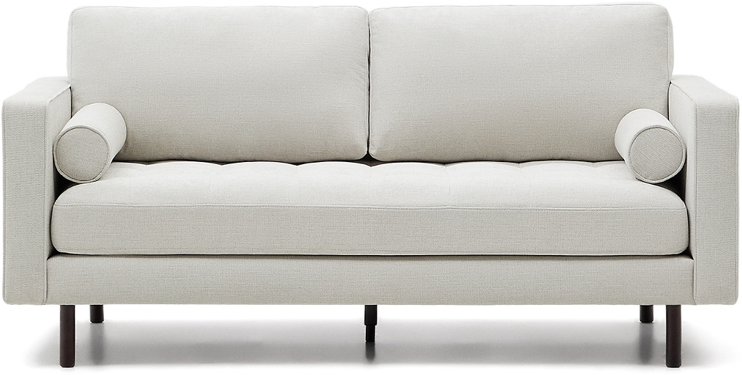 Personers Sofa Kave Home Bogart Grå Chenille H85x182x98 på Afbetaling
