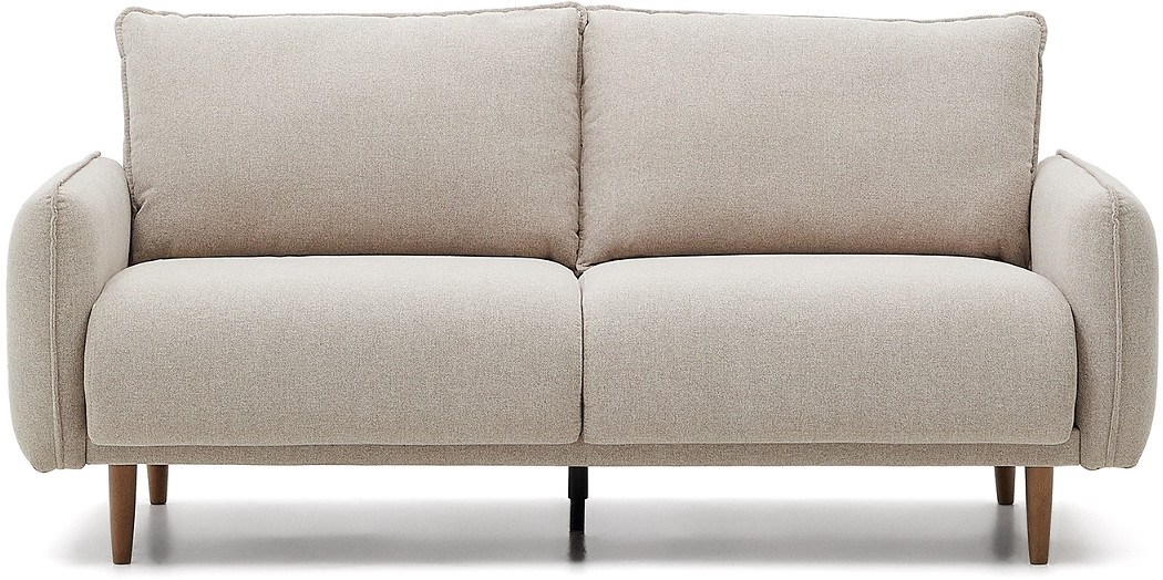 Personers Sofa Kave Home Carlota Beige Nordisk Design H84xl184xd95 på Afbetaling