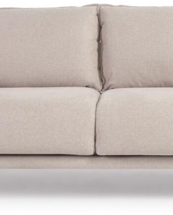 Personers Sofa Kave Home Carlota Beige Stof L210 D95 H84 på Afbetaling