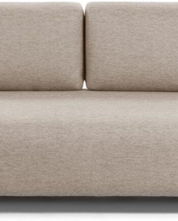 Personers Sofa Kave Home Compo Beige Stof Nordisk Moderne Design Uden Armlæn på Afbetaling