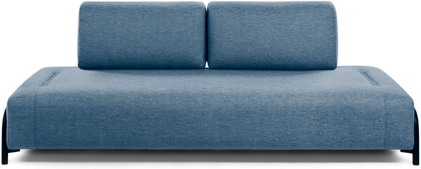 Personers Sofa Kave Home Compo Blå Nordisk Design Pletafvisende Miljøvenlig på Afbetaling