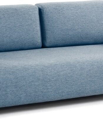 Personers Sofa Kave Home Compo Blå Stof Moderne Nordisk Design Aftageligt Betræk Pletafvisende på Afbetaling