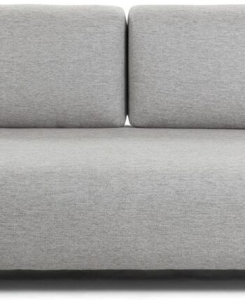 Personers Sofa Kave Home Compo Gråt Pletafvisende Stof Med Justerbar Bakke på Afbetaling