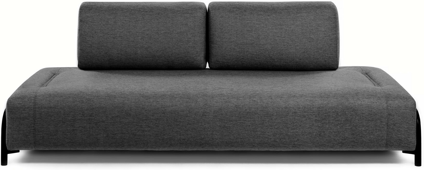 Personers Sofa Kave Home Compo Sort Stof Designersofa Oscar Doll på Afbetaling