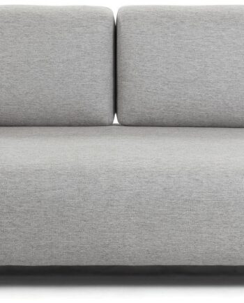 Personers Sofa Kave Home Compo Stof Lysegrå Polstret Med Venstre Armlænsbakke Nordisk Design Bæredygtig på Afbetaling