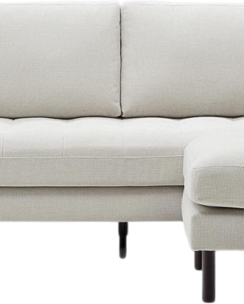 Personers Sofa Kave Home Debra Grå Vintage Chenillestof Med Aftagelige Hynder 222x178x85 Wenge Ben på Afbetaling