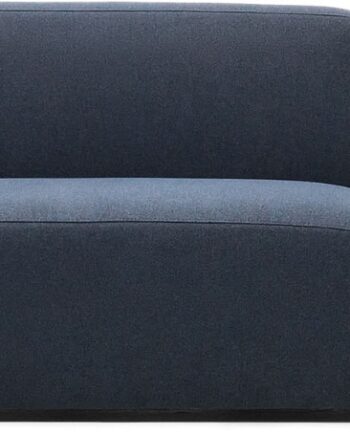 Personers Sofa Kave Home Neom Blå Tekstureret Polyester Fyrretræsben Moderne Nordisk Design på Afbetaling