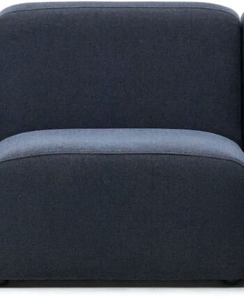 Personers Sofa Kave Home Neom Modulsofa Blåt Interlock Stof 263x89 på Afbetaling