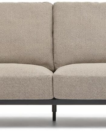 Personers Sofa Kave Home Noa Bæredygtig Beige Stofsofa Med Aftageligt Betræk Bøgetræsben på Afbetaling