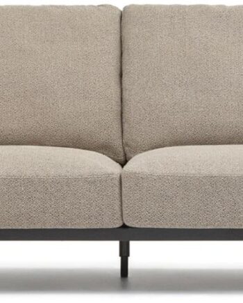 Personers Sofa Kave Home Noa Beige Natur Genbrugstekstil Aftageligt Betræk H94230100 på Afbetaling