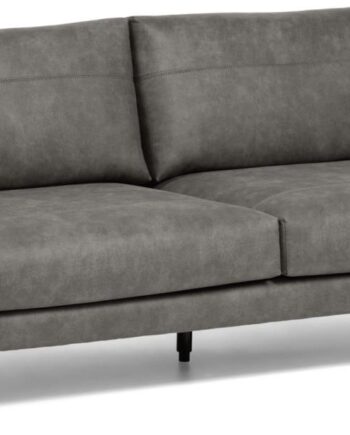 Personers Sofa Kave Home Tanya Sort Stof Nordisk Vintage H77xb183xd87 på Afbetaling