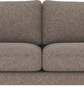 Personers Sofa Rowico Braden Bobby Mørk Beige Stof Lakerede Egetræben på Afbetaling