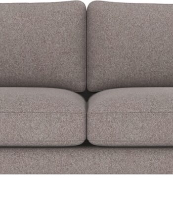 Personers Sofa Rowico Braden Grå Beige Brun 21687 Slank Skandinavisk Design Med Høj Elastisk Skum Lakerede Egetræsben på Afbetaling