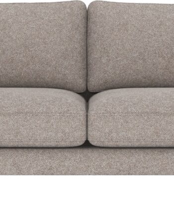Personers Sofa Rowico Braden Gråt Stof Med Slanke Egetræsben på Afbetaling