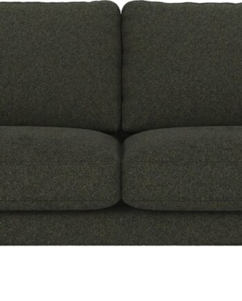 Personers Sofa Rowico Corwin Alice 162 Stof Dyb Mørkegrøn Med Sort Metalstel på Afbetaling