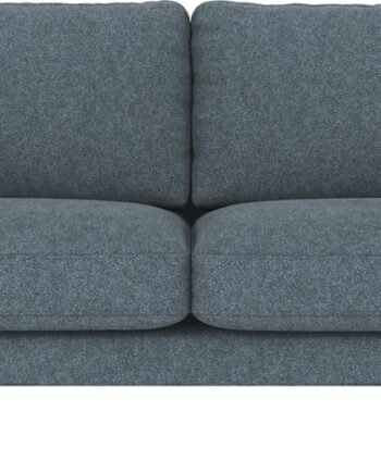 Personers Sofa Rowico Corwin Blå Sort Bobby Stof Med Sortlakerede Metalben H83xb238xd98 på Afbetaling