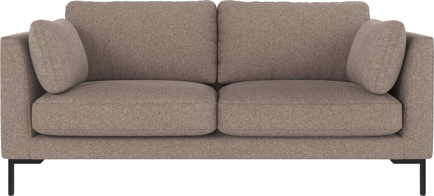 Personers Sofa Rowico Corwin Brenda Beige Sort 190 Metalben Nordisk Minimalisme på Afbetaling
