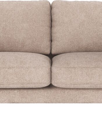 Personers Sofa Rowico Corwin Greg Lysebeige Stof Med Sorte Metalben B190xd98xh83 på Afbetaling