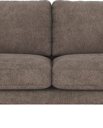 Personers Sofa Rowico Corwin Greg Mørk Beige 238 Bred Med Sorte Metalben på Afbetaling
