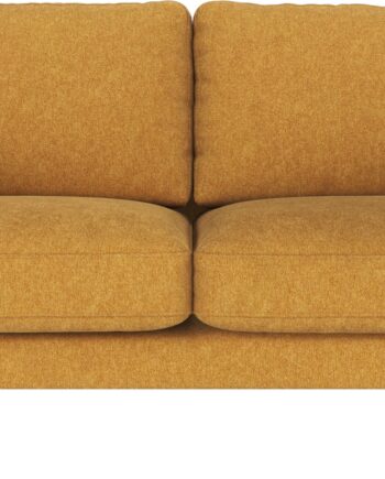 Personers Sofa Rowico Corwin Gul Brenda 100 Polyester Med Sort Pulverlakeret Metalstel Fsc Mix Massivtræ H83xb190xd98 på Afbetaling