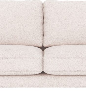 Personers Sofa Rowico Corwin Hvidt Anna Polyester Med Sort Metalramme B238xd98xh83 på Afbetaling
