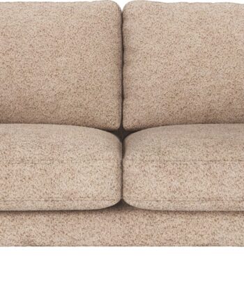 Personers Sofa Rowico Corwin Lysebeige Anna Tekstil Med Sorte Metalben 190x98x83 på Afbetaling