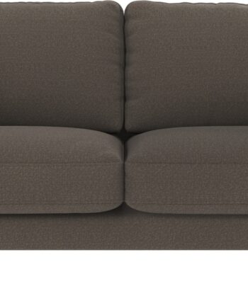 Personers Sofa Rowico Corwin Mellemgrå Rita 108 Stof Med Sorte Metalben 190x98x83 på Afbetaling