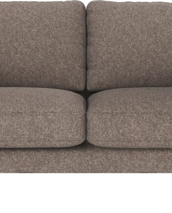 Personers Sofa Rowico Corwin Mørk Beige Med Sorte Metalben 190 på Afbetaling