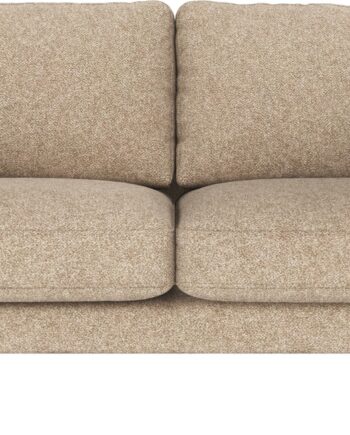 Personers Sofa Rowico Corwin Nordisk Design Beige Melange Bobby Stof Fsc Mix Træ Stel Sorte Metalben på Afbetaling