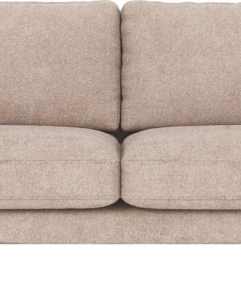 Personers Sofa Rowico Corwin Nordisk Design Lysebeige Greg Stof Med Sorte Metalben på Afbetaling