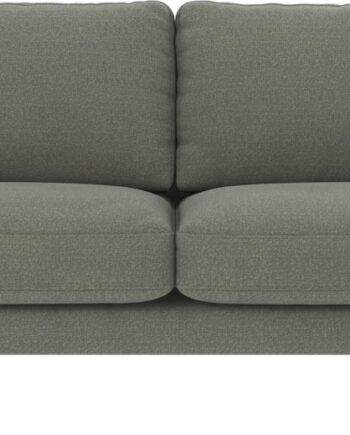 Personers Sofa Rowico Corwin Rita 158 Grøn Stof Med Sorte Pulverlakerede Metalben 238x98 på Afbetaling