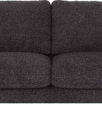 Personers Sofa Rowico Corwin Robin Stof Mørkegrå Med Sorte Metalben B190xd98xh83 på Afbetaling
