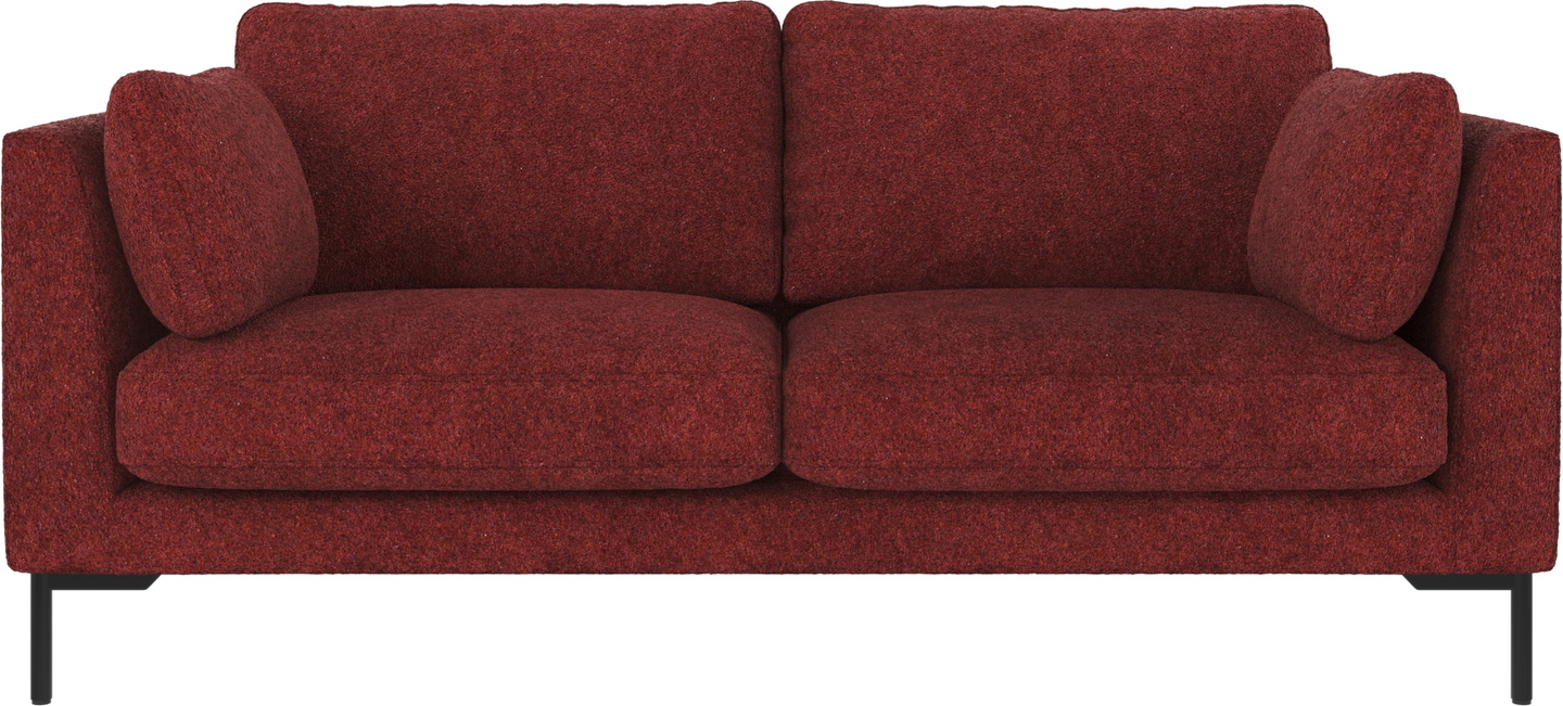 Personers Sofa Rowico Corwin Rød Sort Anna Polyester H83b190d98 på Afbetaling
