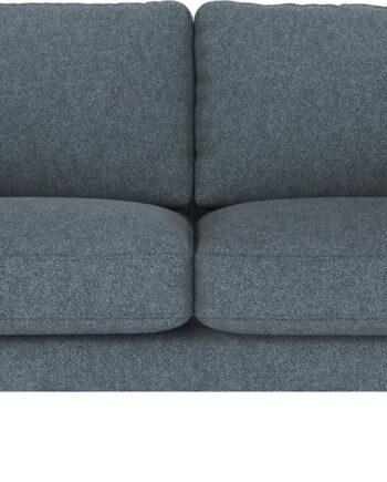 Personers Sofa Rowico Corwin Stofsofa Bobby Mellemblå Fsc Certificeret Træramme Sort Metalben H83xb190xd98 på Afbetaling